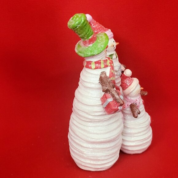 Snowman Family Figurine Hobby Lobby Sweets & Treats Christmas 2014 - Picture 5 of 10